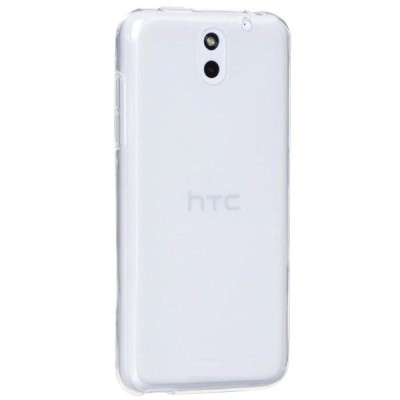 HTC Desire 610 skaidrus (permatomas) kieto silikono TPU ploniausias pasaulyje dėklas / Priedai.lt