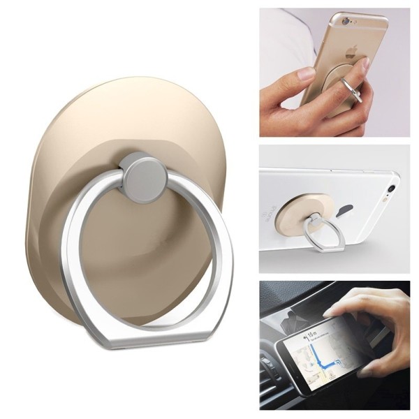 „Ring“ telefono laikiklis - auksinis