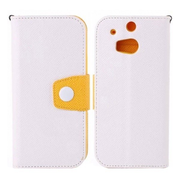 „Color“ atvērams futrālis - balts (One M8 / One M8s)