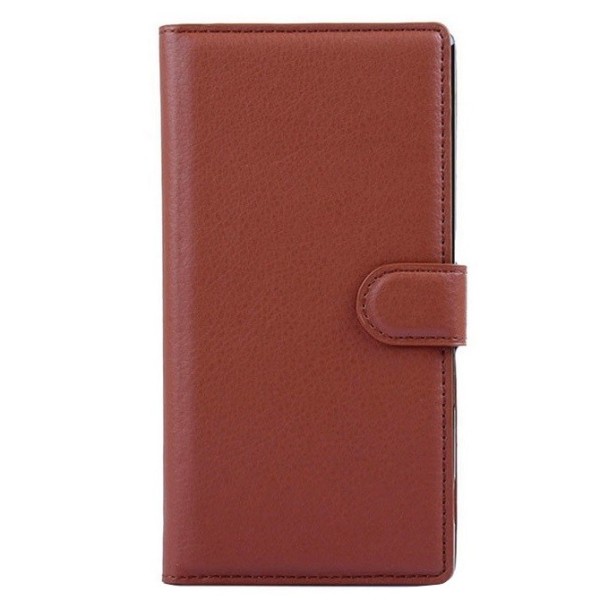 „Retro“ atverčiamas dėklas - rudas (Xperia T3)