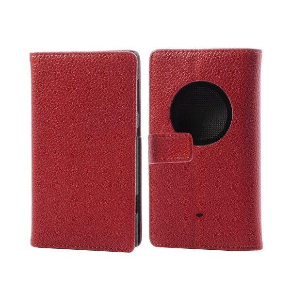 „Litchi“ atverčiamas dėklas - raudonas (Lumia 1020)