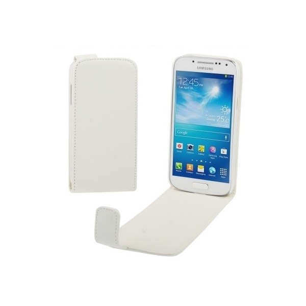 Vertikaliai atverčiamas dėklas - baltas (Galaxy S4 mini)