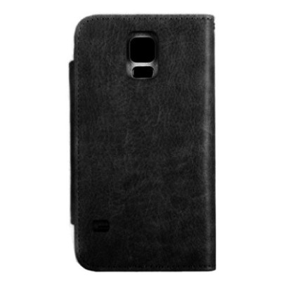 „Kalaideng“ Fresh atverčiamas juodas odinis Samsung Galaxy S5 (S5 Neo) dėklas / Priedai.lt