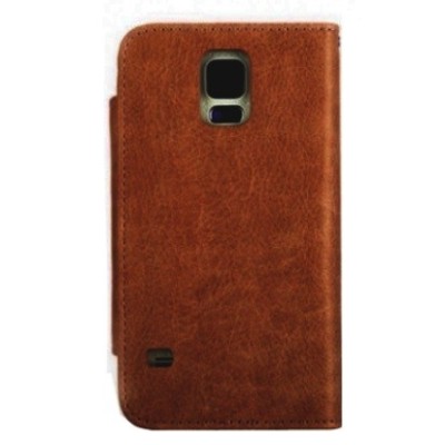 „Kalaideng“ Fresh atverčiamas rudas odinis Samsung Galaxy S5 (S5 Neo) dėklas / Priedai.lt