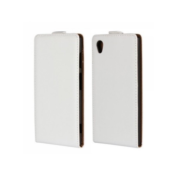 Vertikāli atvēramais maciņš - balts (Xperia Z2)