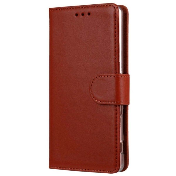 Atverčiamas dėklas, knygutė - rudas (Xperia Z3+)