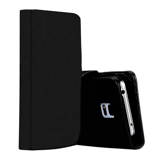 Atverčiamas dėklas, piniginė - juodas (Galaxy S5 / S5 Neo)