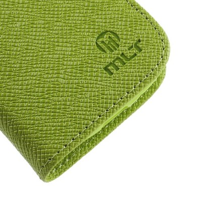 MLT atvēramais Samsung Galaxy S Duos S7562 zaļš futrālis - maciņš / Vacins.lv