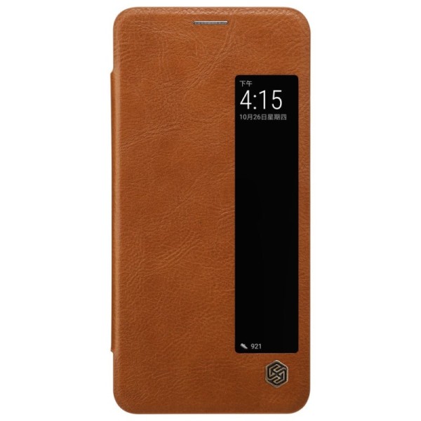 „Nillkin“ Qin atverčiamas dėklas - rudas (Mate 10 Pro)