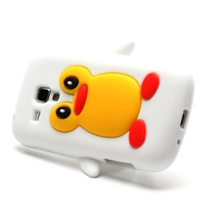 Samsung Galaxy S Duos S7562 (Samsung Galaxy S Trend S7560) rotaļīgs silikona apvalks pingvīns / Vacins.lv