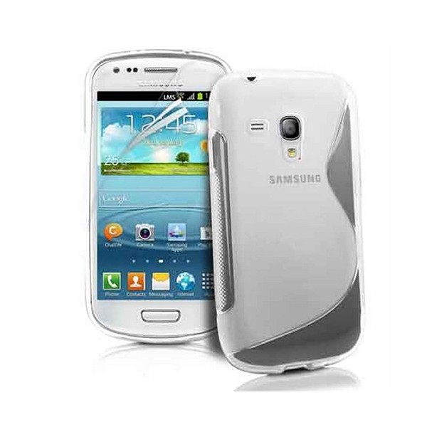 Cieta silikona futrālis - dzidrs (Galaxy S Duos / Trend)