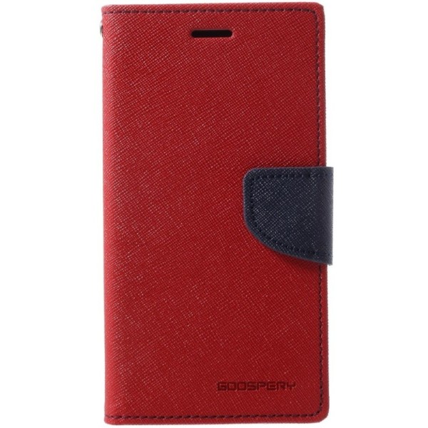 „Mercury“ Fancy atverčiamas dėklas - raudonas (Galaxy J3 2017)