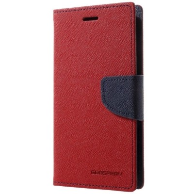 „Mercury“ Fancy Samsung Galaxy J3 2017 (J330) raudonas odinis dėklas / Priedai.lt