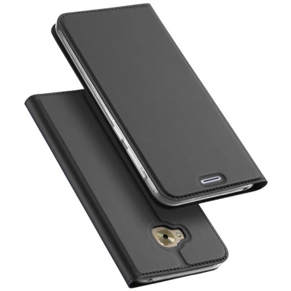 „Dux Ducis“ Skin atvērams maciņš - melns (Zenfone 4 Selfie Pro)