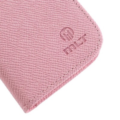 Samsung Galaxy S Duos S7562 MLT atverčiamas rožinis odinis dėklas (dėkliukas) (Samsung Galaxy S Trend S7560 dėklas) / Priedai.lt