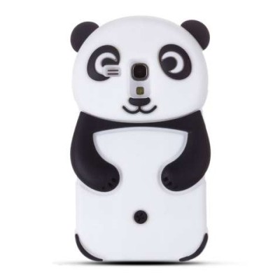 Rotaļīgs silikona Samsung Galaxy S3 mini i8190 apvalks panda / Vacins.lv