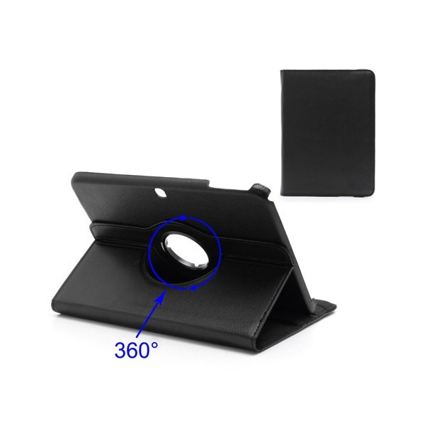 Klasiskais 360° atvēramais futrālis - melns (Tab 3 10.1)