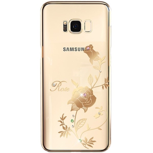 „Kingxbar“ Rose Swarovski dėklas - auksinis (Galaxy S8+)