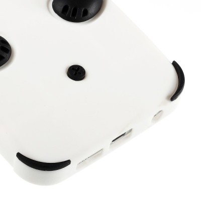 Rotaļīgs silikona Samsung Galaxy S6 (G920) apvalks panda / Vacins.lv