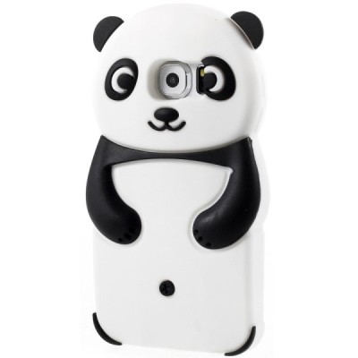 Rotaļīgs silikona Samsung Galaxy S6 (G920) apvalks panda / Vacins.lv