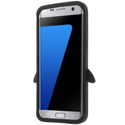 Rotaļīgs silikona Samsung Galaxy S7 Edge (G935) apvalks pingvīns / Vacins.lv
