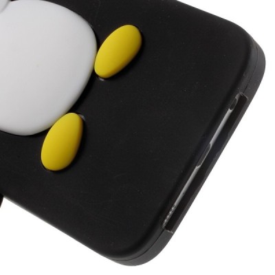 Rotaļīgs silikona Samsung Galaxy S7 Edge (G935) apvalks pingvīns / Vacins.lv