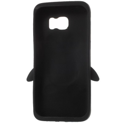 Rotaļīgs silikona Samsung Galaxy S7 Edge (G935) apvalks pingvīns / Vacins.lv