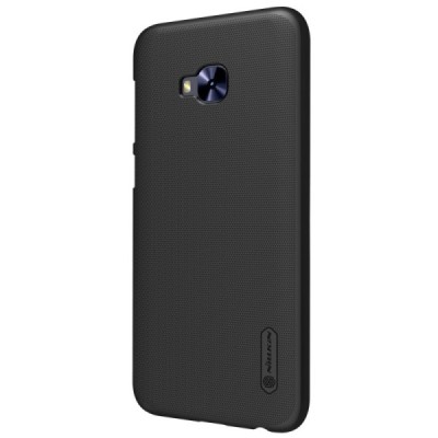Asus Zenfone 4 Selfie Pro (ZD552KL) Nillkin Frosted Shield juodas plastikinis dėklas + apsauginė ekrano plėvelė / Priedai.lt