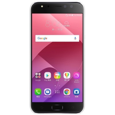 Asus Zenfone 4 Selfie Pro (ZD552KL) Nillkin Frosted Shield baltas plastikinis dėklas + apsauginė ekrano plėvelė / Priedai.lt
