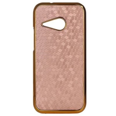 HTC One mini 2 (M8 mini) elegantiškas korėtas auksinis raštuotas dėklas / Priedai.lt