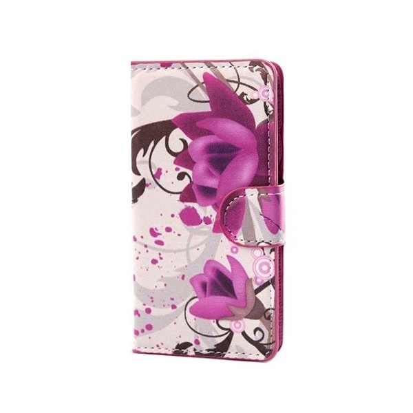 „Lotus“ atvērams maciņš - balts (Xperia Z3 Compact)