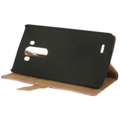 „Monster“ serijos LG G3 D855 baltas odinis atverčiamas dėklas / Priedai.lt