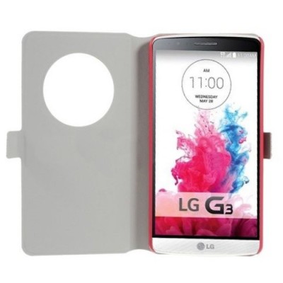 „Flowers“ serijos LG G3 D855 spalvotas odinis atverčiamas dėklas / Priedai.lt