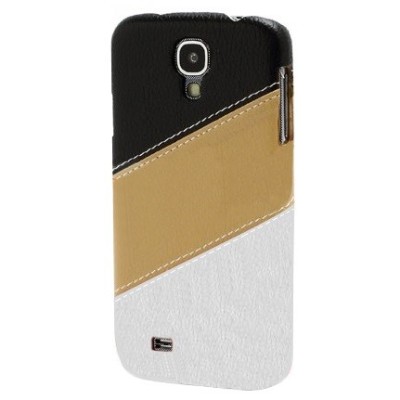 Samsung Galaxy S4 (i9500) spalvotas, mėlynas odinis Leather itin plonas dėklas - nugarėlė / Priedai.lt