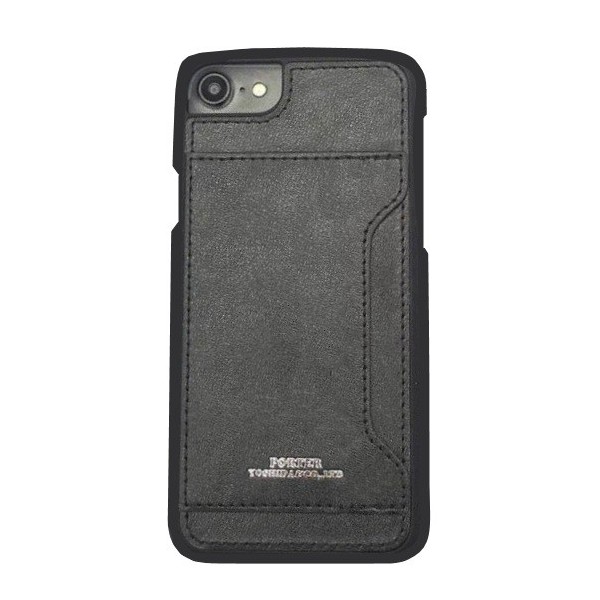 „PORTER“ ādas apvalks - melns (iPhone 6 / 6s)