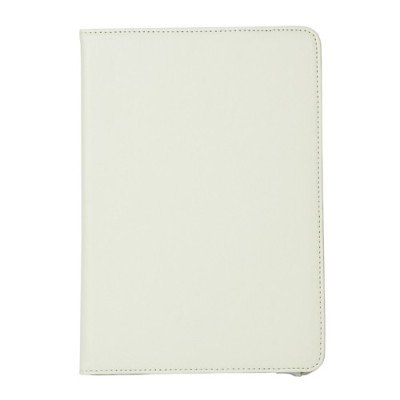 Samsung Galaxy Tab 2 10.1 P5100 (P5110) atvēramais balts ādas futrālis, grozās 360° grādu apjomā / Vacins.lv