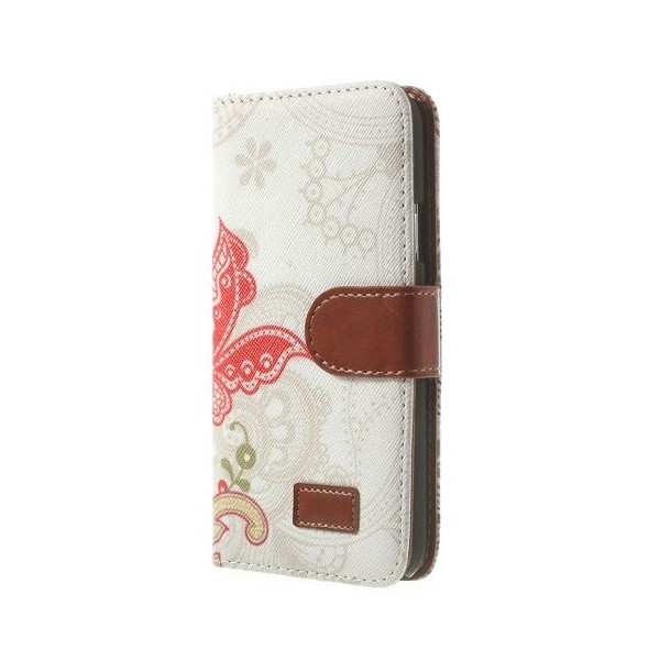 „Spring“ atvērams maciņš - balts (Galaxy S5 / S5 Neo)