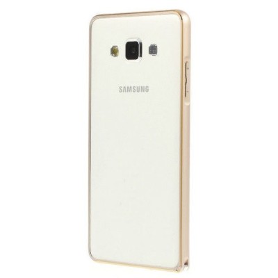 Samsung Galaxy A5 (A500F) klasiskais zelta metāla rāmis (sānu apmale, bamperis) / Vacins.lv