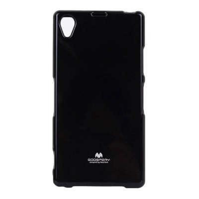 Sony Xperia Z1 (Honami L39h) Mercury cieta silikona (TPU) melns apvalks / vacins.lv