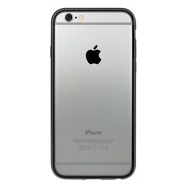 Rāmis (bamperis) - melns (iPhone 6 / 6S)