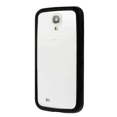 Samsung Galaxy S4 (i9500) klasiskais melns cieta silikona rāmis (sānu apmale, bamperis) / Vacins.lv