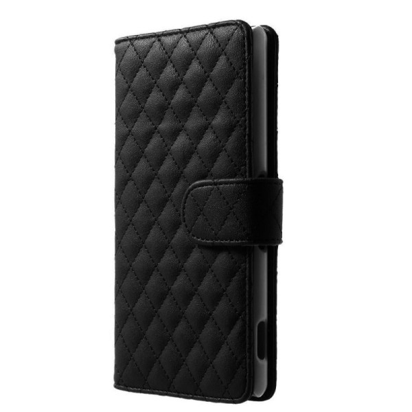 Elegants maciņš, grāmata - melns (Xperia Z3)