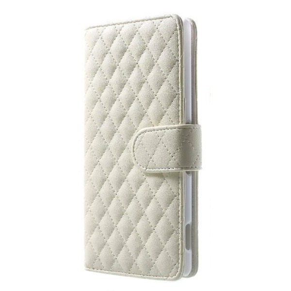 Elegants maciņš, grāmata - balts (Xperia Z3)