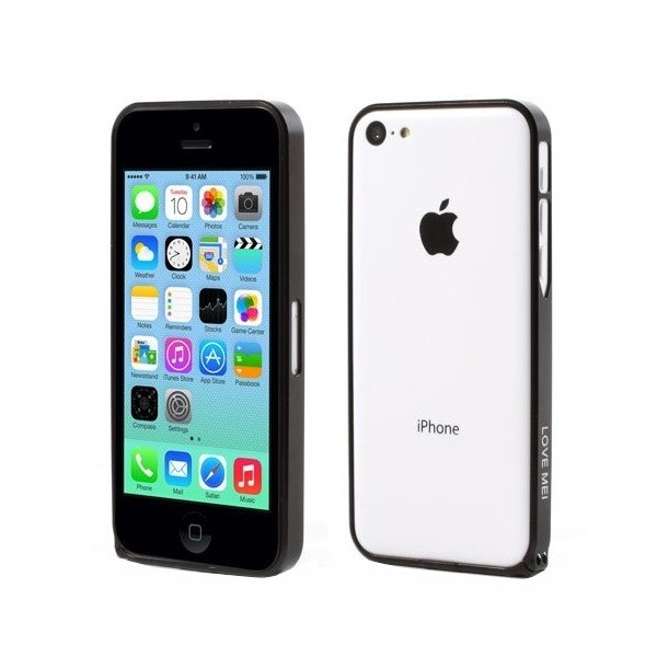 „Love Mei“ rėmelis - juodas (iPhone 5c)