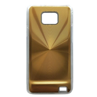 CD stiliaus auksinis Samsung Galaxy S2 i9100 dėklas (dėkliukas, nugarėlė) / Priedai.lt