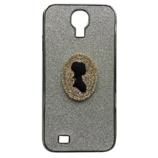 „Cameo“ plastikinis dėklas - sidabrinis (Galaxy S4)