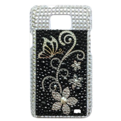 „Diamonds“ sidabrinis Samsung Galaxy S2 (I9100) dėklas / Priedai.lt