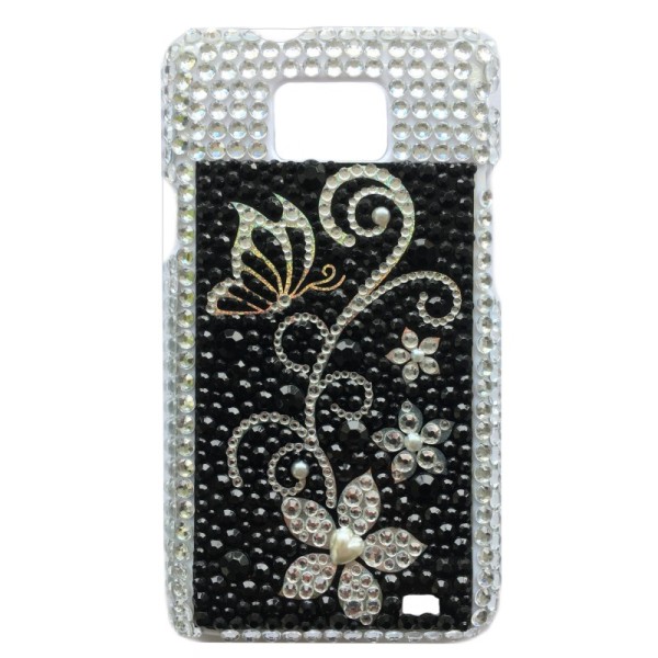 „Diamonds“ apvalks - sudrabs (Galaxy S2)