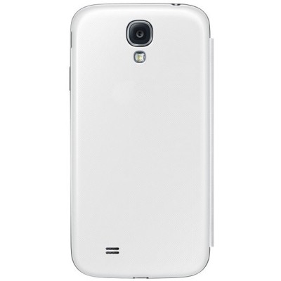 Samsung Galaxy S4 (I9500) S View Cover atverčiamas baltas dėklas / Priedai.lt