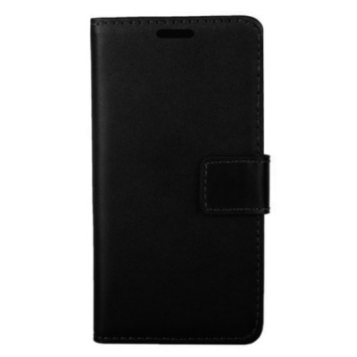 LG Spirit 4G LTE atvēramais ādas melns maciņš (maks) / Vacins.lv